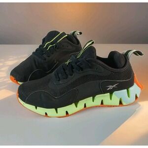 Reebok Zig Dynamica Boys Unisex Sneaker FZ1991 Size 6.5 Neon Kidcore  Streetwear